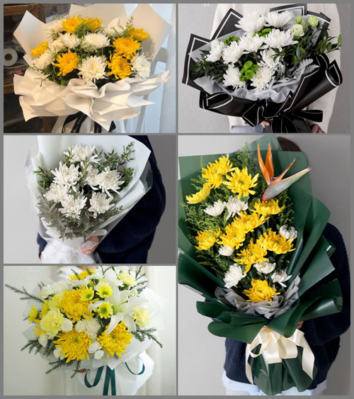 贵州毕节市黔西县金碧镇双寨村白事花束代送